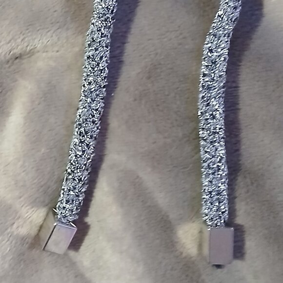 South Beach Women's Silver Metallic Bikini Bottom Side Tie Ring Detail N… - Picture 7 of 7